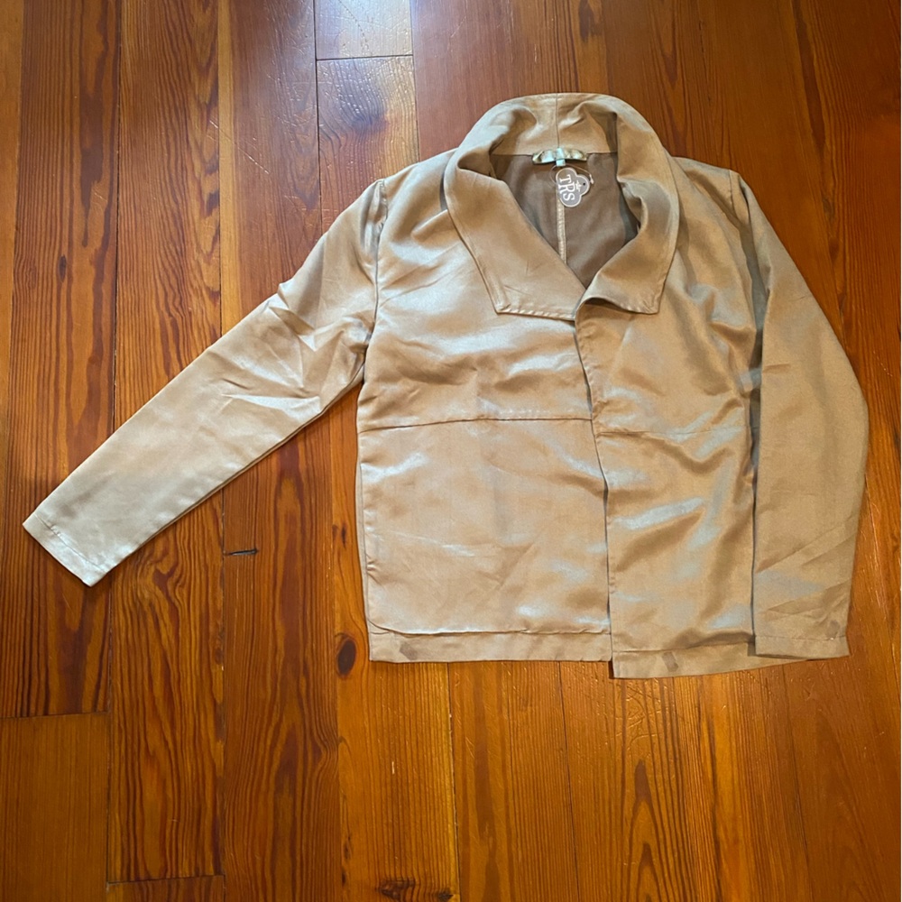 Tan Jean Jacket Lightweight Casual Style